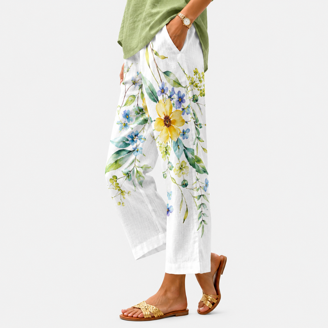 Women's Artistic Print Pants