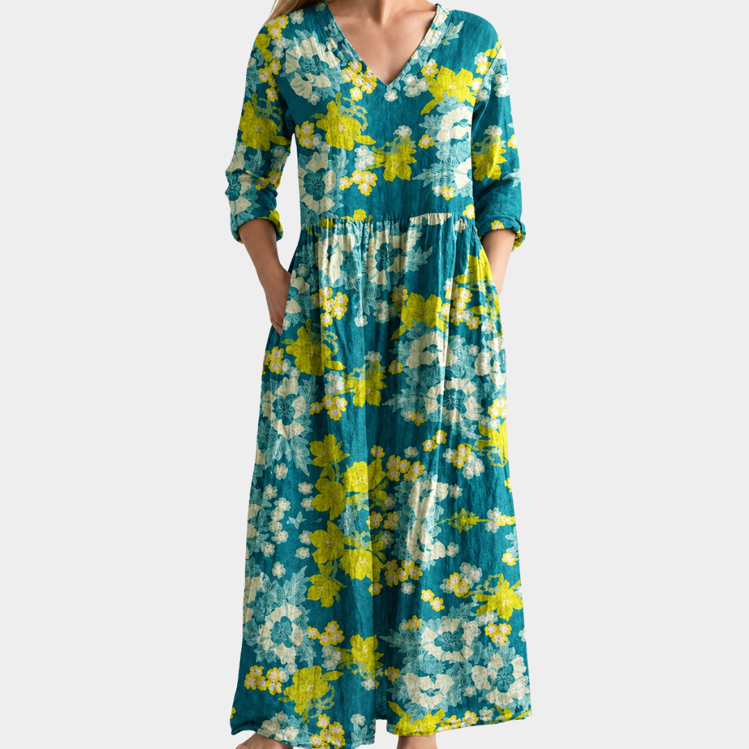 Seaside Bloom Comfort Dress