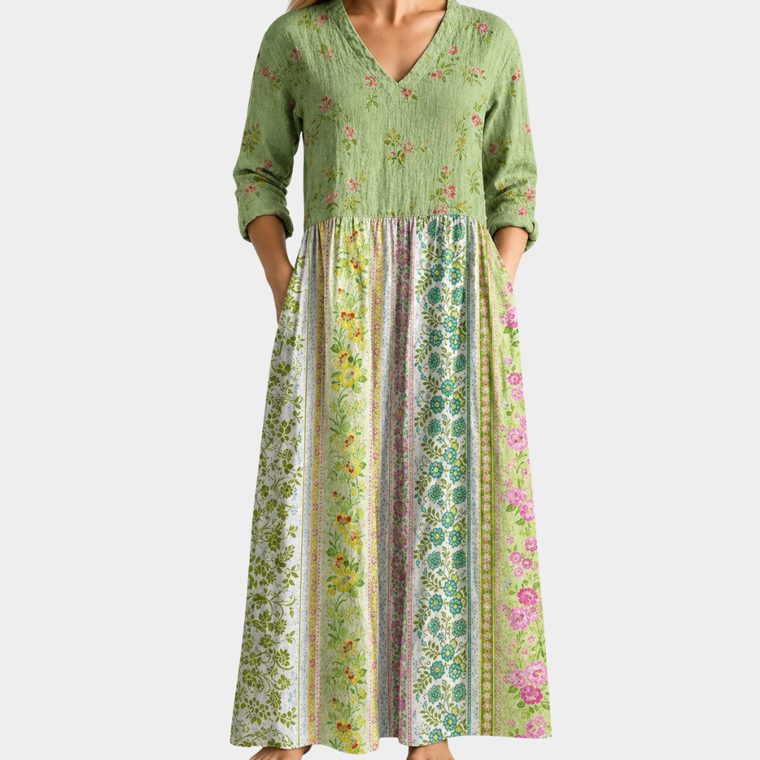 Meadow Garden Patchwork Dress