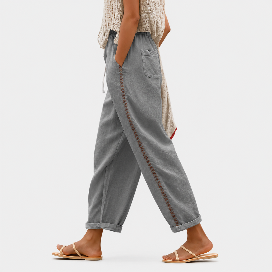 Stone Path Trim Pants