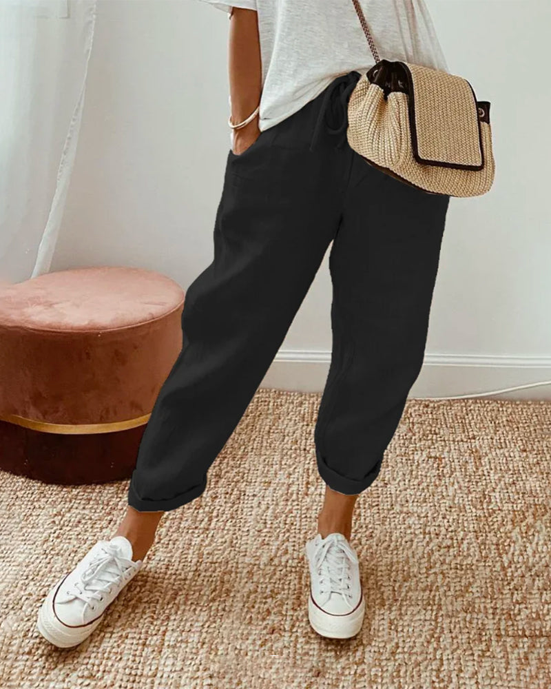 Comfortable and Elegant Fluid Pants