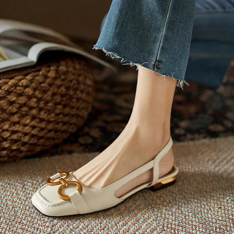 Bronwyn - Orthopaedic Leather Buckle Sandals