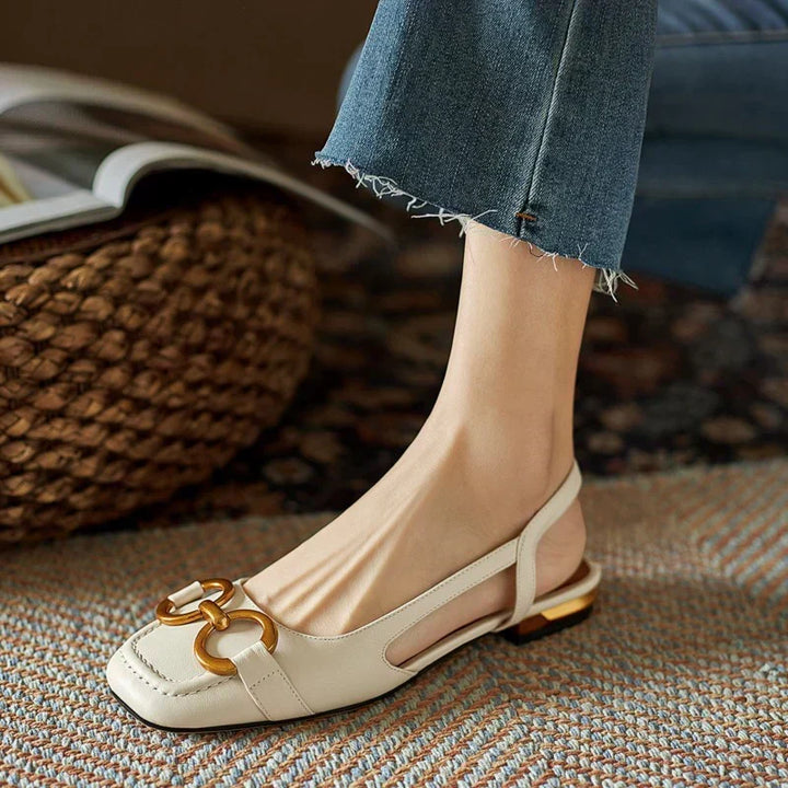 Bronwyn - Orthopaedic Leather Buckle Sandals