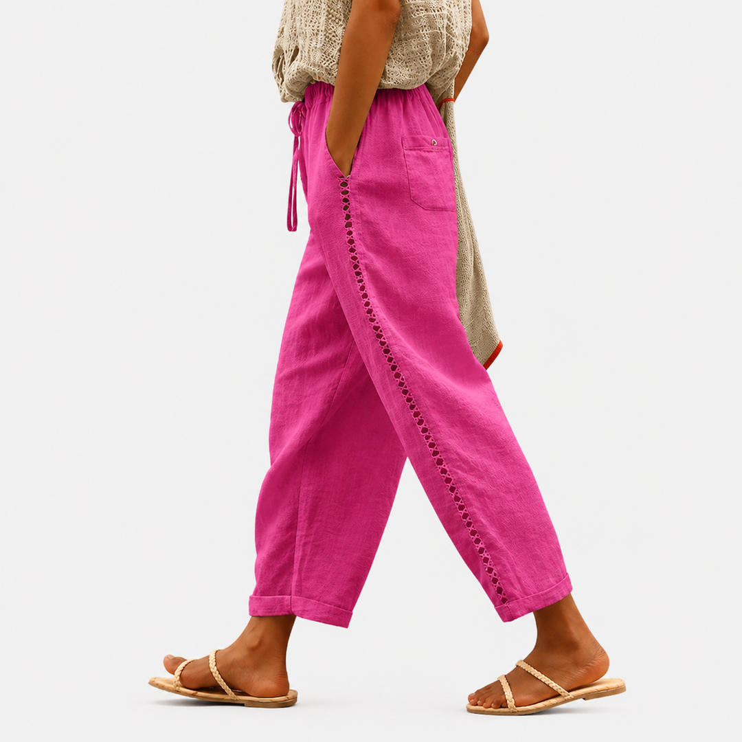 Sunset Bloom Relaxed Pants