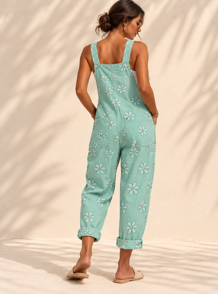 Comfortable Printed Jumpsuit