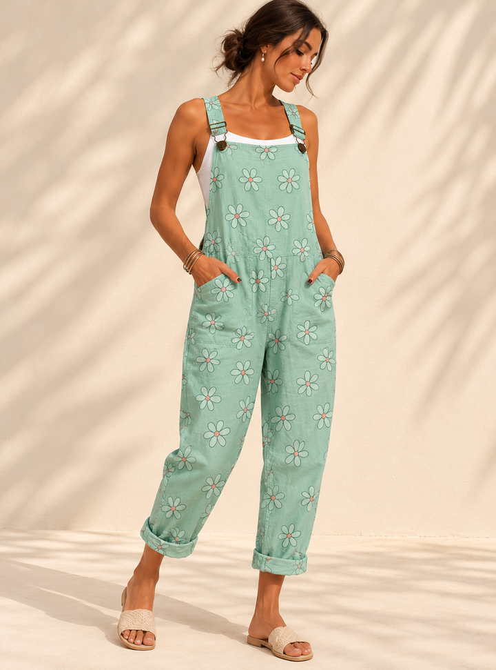 Comfortable Printed Jumpsuit