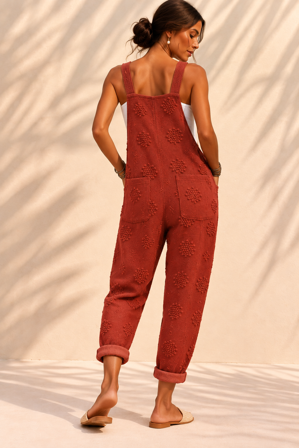 Comfort Overalls Brick Red