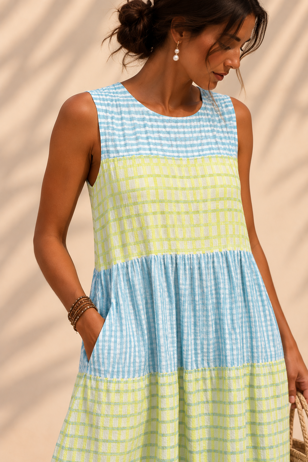 Comfortable Sleeveless Summer Dress