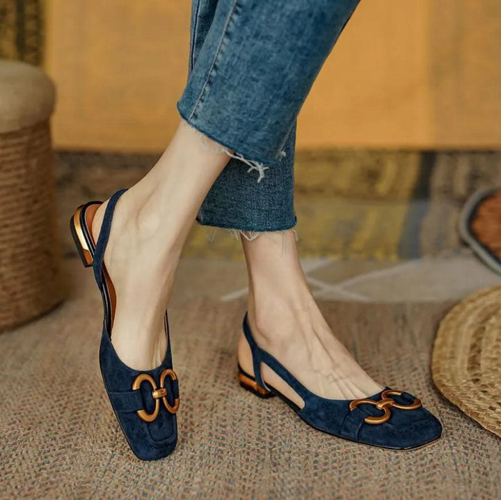 Bronwyn - Orthopaedic Leather Buckle Sandals
