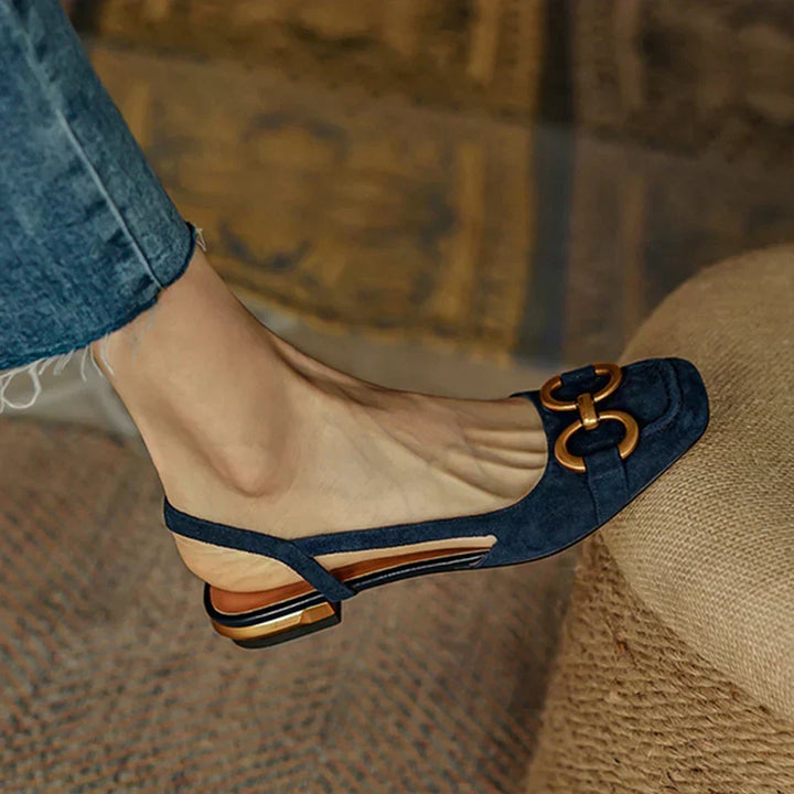 Bronwyn - Orthopaedic Leather Buckle Sandals