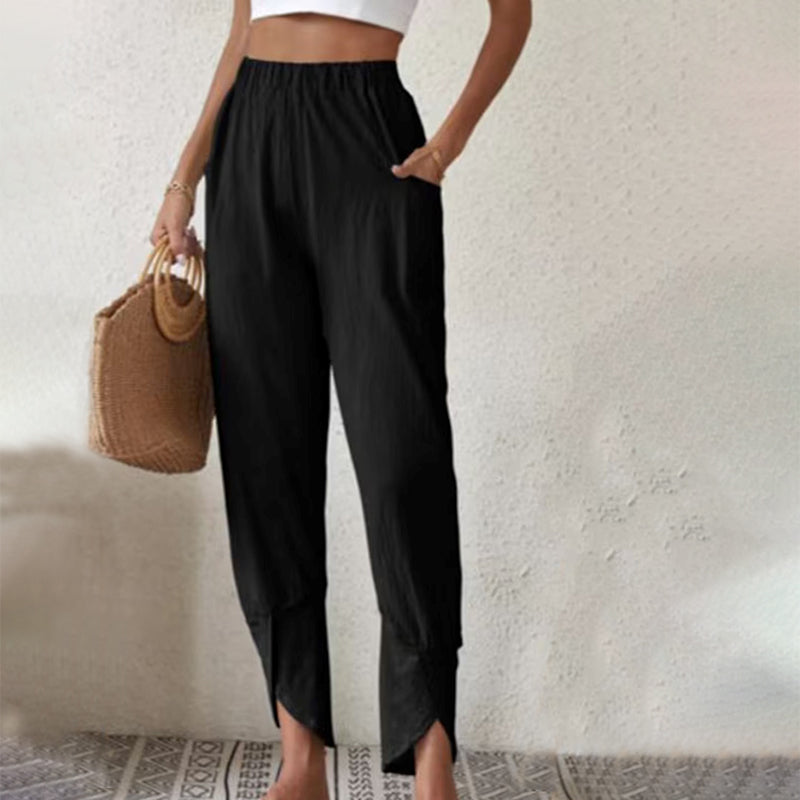 Essari - Pants with Raw Hem